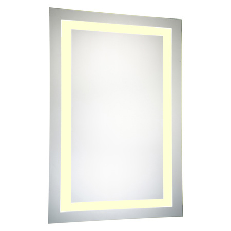 ELEGANT DECOR Led Electric Mirror Rectangle W24H40" Dimmable 3000K" MRE-6014